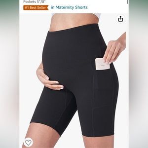 Maternity bike shorts